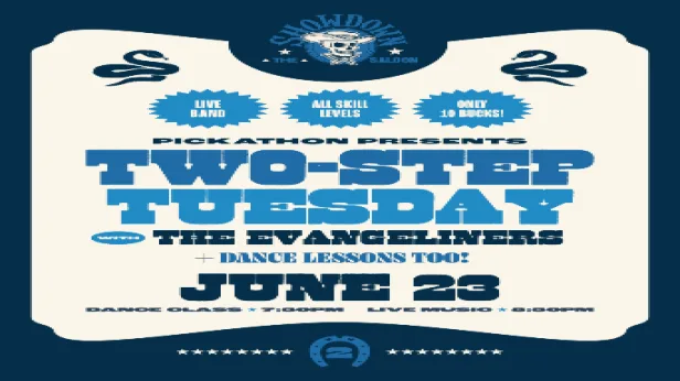 Two-Step Tuesday with The Evangeliners and Dance Lessons