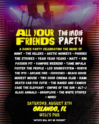All Your Friends: The Indie Dance Party in Orlando