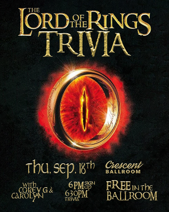 LORD OF THE RINGS TRIVIA!