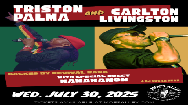 Triston Palma & Carlton Livingston backed by Revival Band with Kanakamon and DJ Sugar Bear