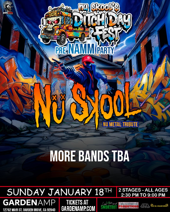 Metallica tribute + Nu Metal tribute; Nu Skool at Garden Amp