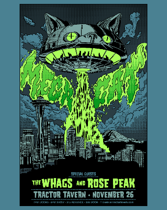 Cloudbreak Presents: mega cat & The Whags w/ Rose Peak