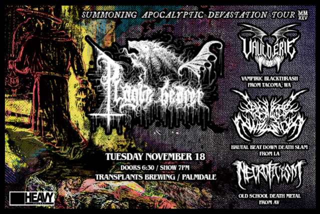 PLAGUE BEARER / VAULDERIE / PLEASURE WOUND / NECROTICISM