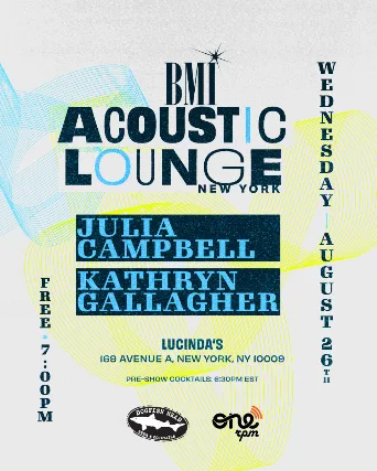 BMI Acoustic Lounge Presents Julia Campbell and Kathryn Gallagher