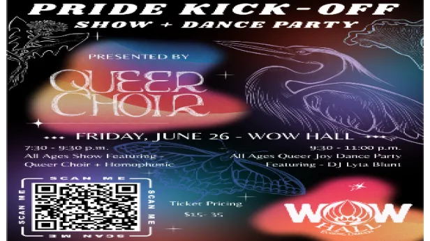 Queer Choir Presents:  Pride Kick-Off Show + Dance Party