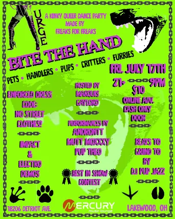 URGE PRESENTS: BITE THE HAND THAT FEEDS