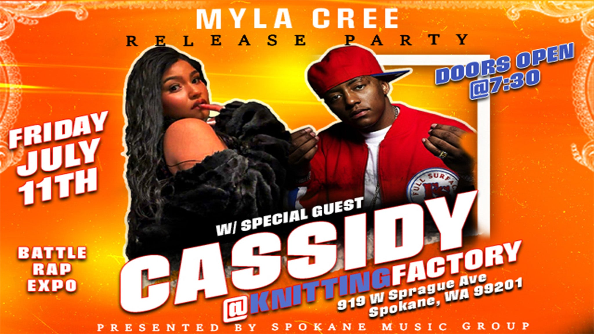 Myla Cree Release Party w/ Cassidy