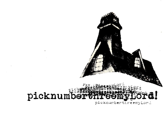 picknumberthreemyLord!, Cableknit, Debatably Stable, Career Funeral, Year of the Snake, Vera Noir, The Separation of Church and State