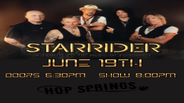 STARRIDER "A Tribute To The Music of Foreigner"