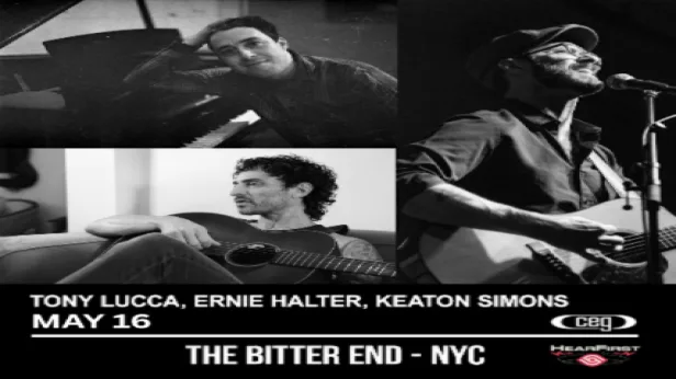 [Evening Show] Tony Lucca, Ernie Halter, Keaton Simons (Acoustic Pop Songwriter)