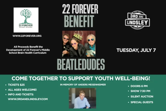 BEATLEDUDES Come Together for Youth Mental Health and Substance Use Prevention