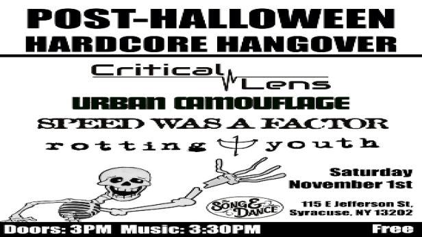 Post-Halloween Hardcore Hangover