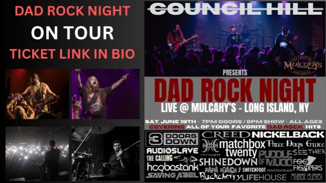 Dad Rock Night (2000s Rock Tribute) presented by Council Hill