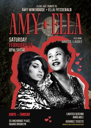 Amy + Ella - A Live Jazz Tribute to Amy Winehouse and Ella Fitzgerald