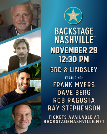 BACKSTAGE NASHVILLE! DAYTIME HIT SONGWRITERS SHOW featuring Frank Myers ,  Dave Berg ,  Rob Ragosta &  Ray Stephenson