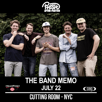 A Phish After-Party featuring The Band Memo (Indie Jamband Funk)