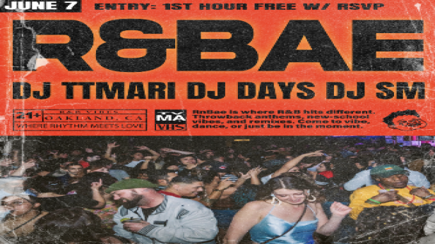 RnBae – R&B, But Make It Club. w/ DJ SM + DJ Days + DJ TTMARI