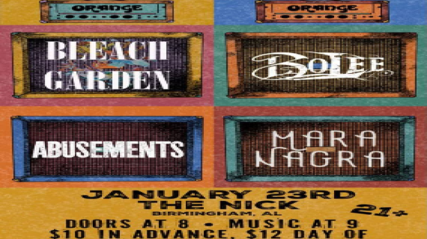 Mara Nagra, Bo Lee, the Abusements, and Bleach Garden