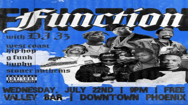 FUNCTION WITH DJ J3 // WEST COAST HIP HOP / G FUNK / HYPHY / STONER ANTHEMS