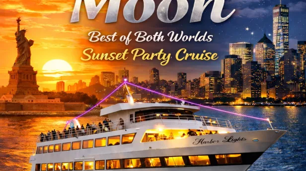 Sun To The Moon: Best of Both Worlds Sunset Party Cruise