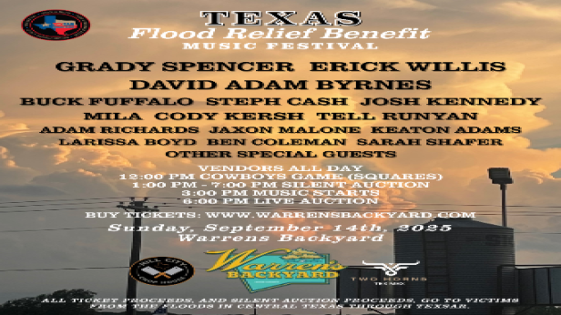 Texas Flood Relief Benefit Concert