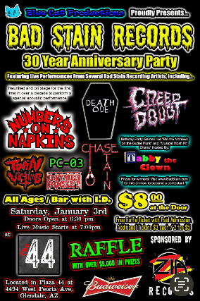 Bad Stain 30 Yr Anniversary Party