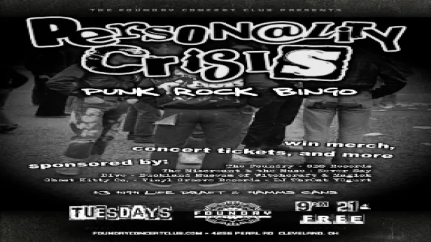 PERSONALITY CRISIS AKA CLE PUNK NIGHT