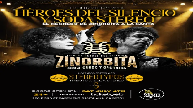 HEROES DEL SILENCIO Y SODA STEREO TRIBUTOS