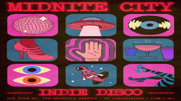 Midnite City: Indie Disco [Seattle Debut]