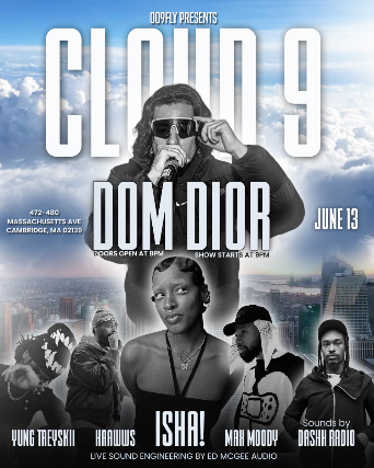 009fly Presents: Dom Dior, ISHA!, Yung Treyskii, HAAWWS, Max Moody, music by Dashh Radio