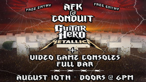 AFK Video Game Night (featuring Guitar Hero)