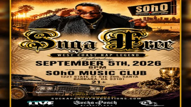 Suga Free Live in Santa Barbara