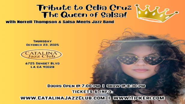 TRIBUTE TO THE QUEEN OF SALSA (Tribute Concert) | With Norrell Thompson & Salsa Meets Jazz Band