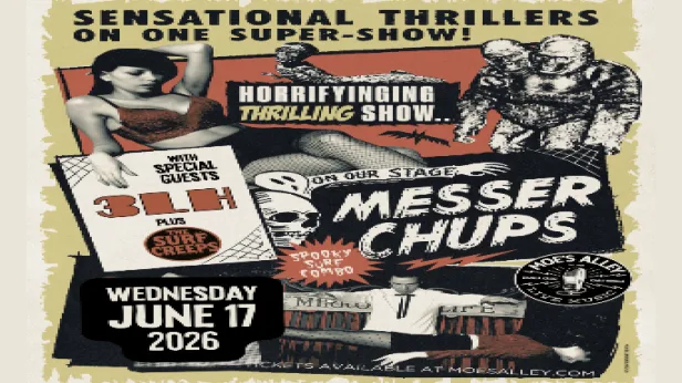 Moe's Alley Presents: Messer Chups w/ 3LH + The Surf Creeps