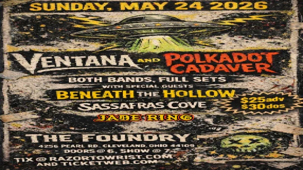 Ventana, Polkadot Cadaver, Beneath the Hollow , Sassafras Cove, Jade Ring