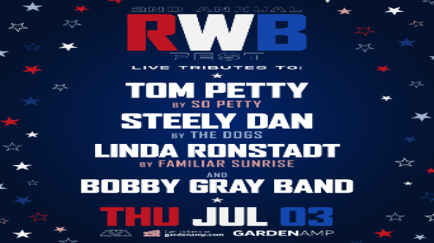 Tom Petty, Steely Dan, Linda Ronstadt tributes along with Bobby Gray band - RWB Fest #2