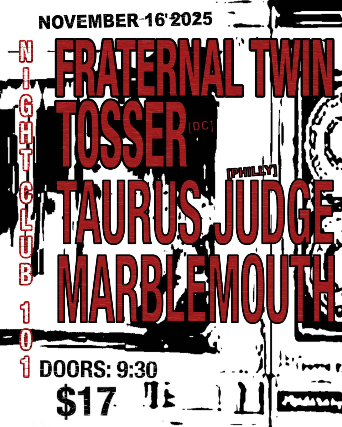 Tosser, Fraternal Twin, Taurus Judge, Marblemouth