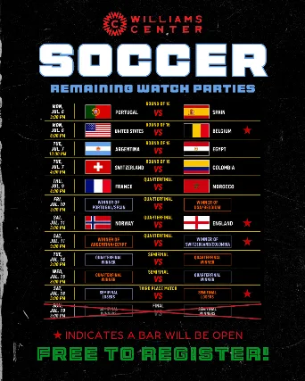 Third-Place Match - Soccer Watch Party - FREE ENTRY