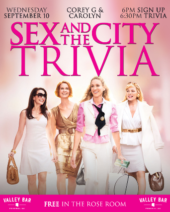 SEX AND THE CITY TRIVIA w/ COREY G + CAROLYN