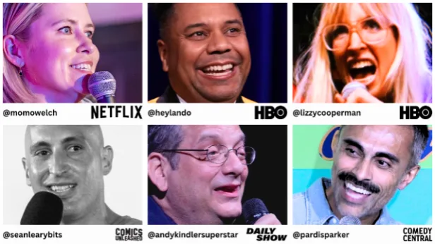 Electric Comedy: World Cup Edition ft. Andy Kindler, Lizzy Cooperman, Mo Welch, Sean Leary, Pardis Parker, Orlando Leyba & more TBA