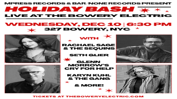 Seth Glier • Rachael Sage & The Sequins • Glenn Morrow's Cry For Help • Karyn Kuhl & The Gang