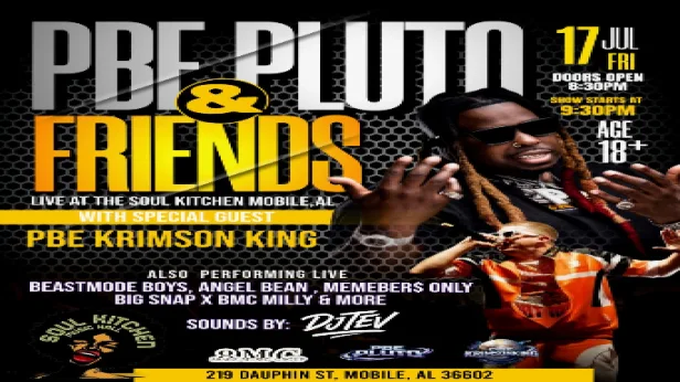 PBE Pluto & Friends – Live at Soul Kitchen