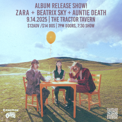 Zara (album release) w/ Beatrix Sky & Auntie Death
