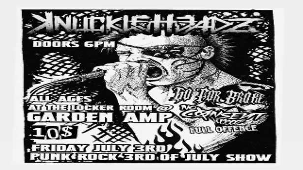 Punk Rock 3rd of July inside the Locker Room