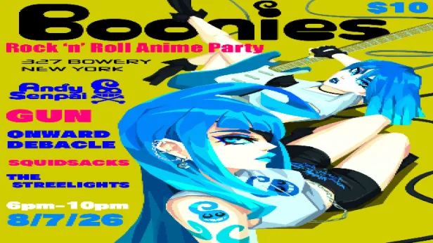 Boonies Rock n Roll Anime Party
