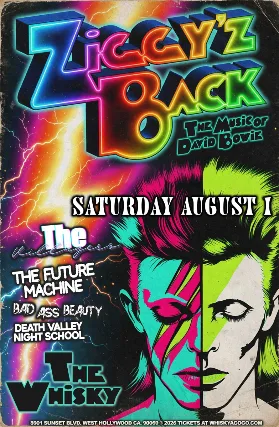 Ziggy'z Back (The Music of David Bowie), The Villagers, The Deadicated Project (Tribute to The Grateful Dead), Bad Ass Beauty, Theta Waves, Death Valley Night School