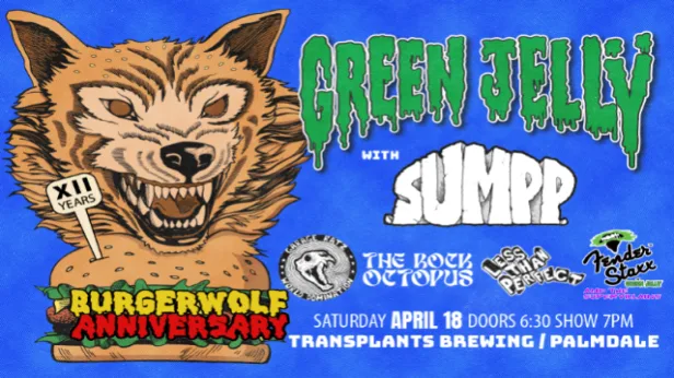 Green Jellÿ / Sumpp / Garage Ratz / The Rock Octopus / Less Than Perfect / Fender Staxx