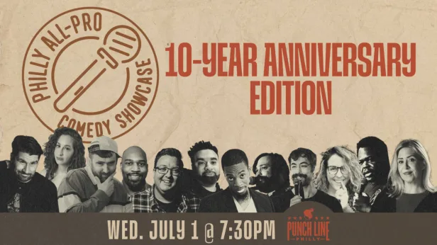Philly All-Pro Comedy Showcase: 10-Year Anniversary Edition