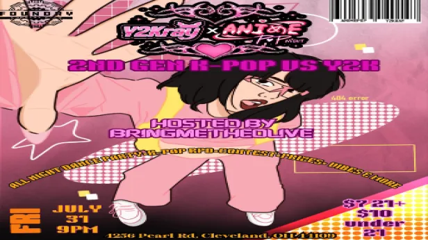 Y2KRAY X ANIME POP NITE