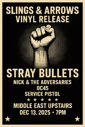 Stray Bullets, Nick And The Adversaries, OC45, Service Pistol